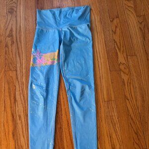 Egyptian TEEKI Leggings Size XS (Color Blue)